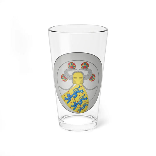 Coat of arms of Valdemar IV of Denmark - Pint Glass 16oz-16oz-Go Mug Yourself