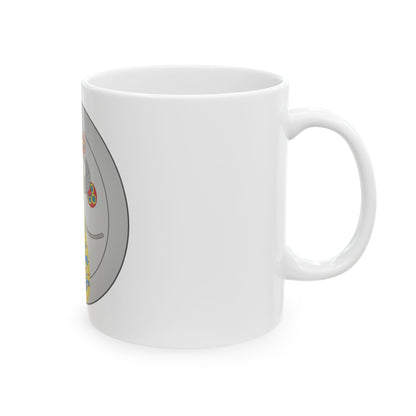 Coat of arms of Valdemar IV of Denmark - White Coffee Mug-Go Mug Yourself