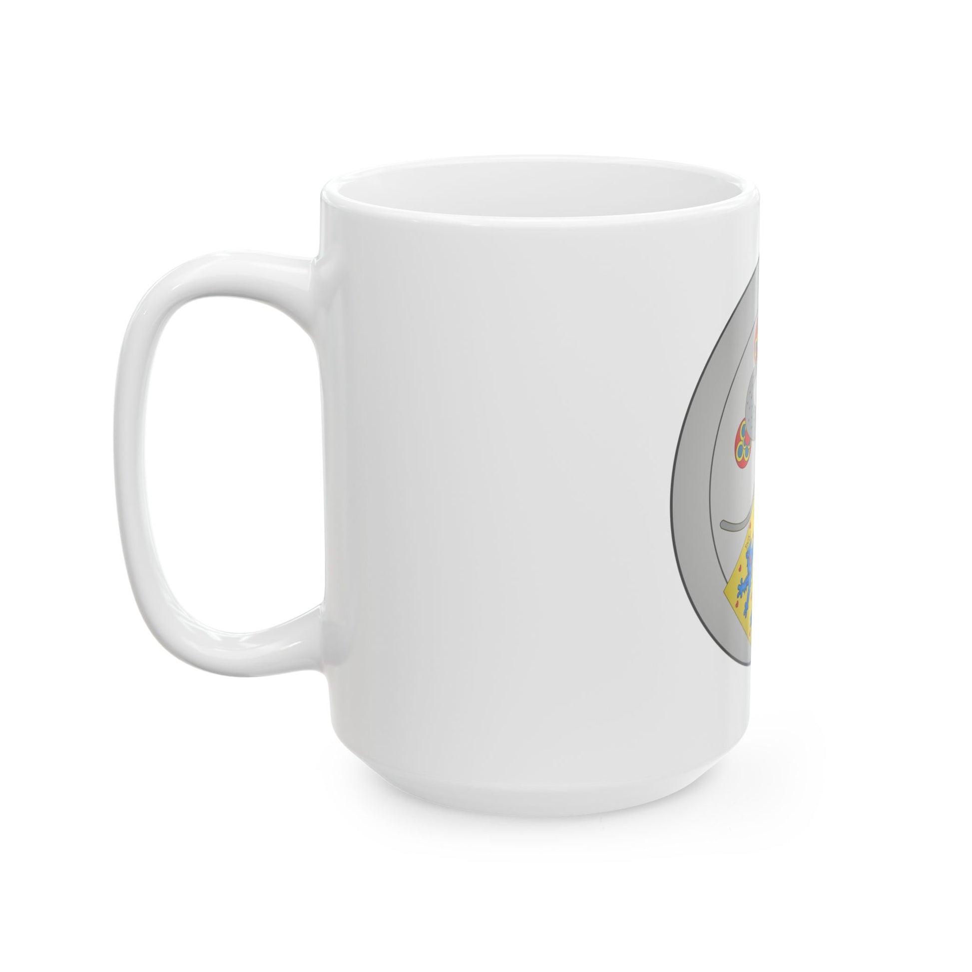 Coat of arms of Valdemar IV of Denmark - White Coffee Mug-Go Mug Yourself