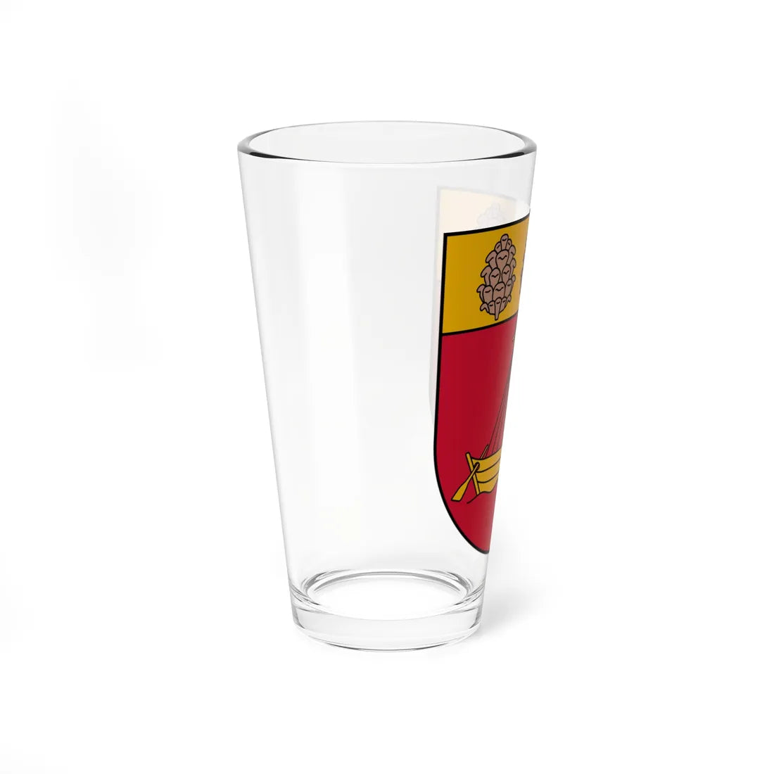 Coat of Arms of Valdemārpils (Latvia) (Coat of Arms) Pint Glass 16oz - Go Mug Yourself