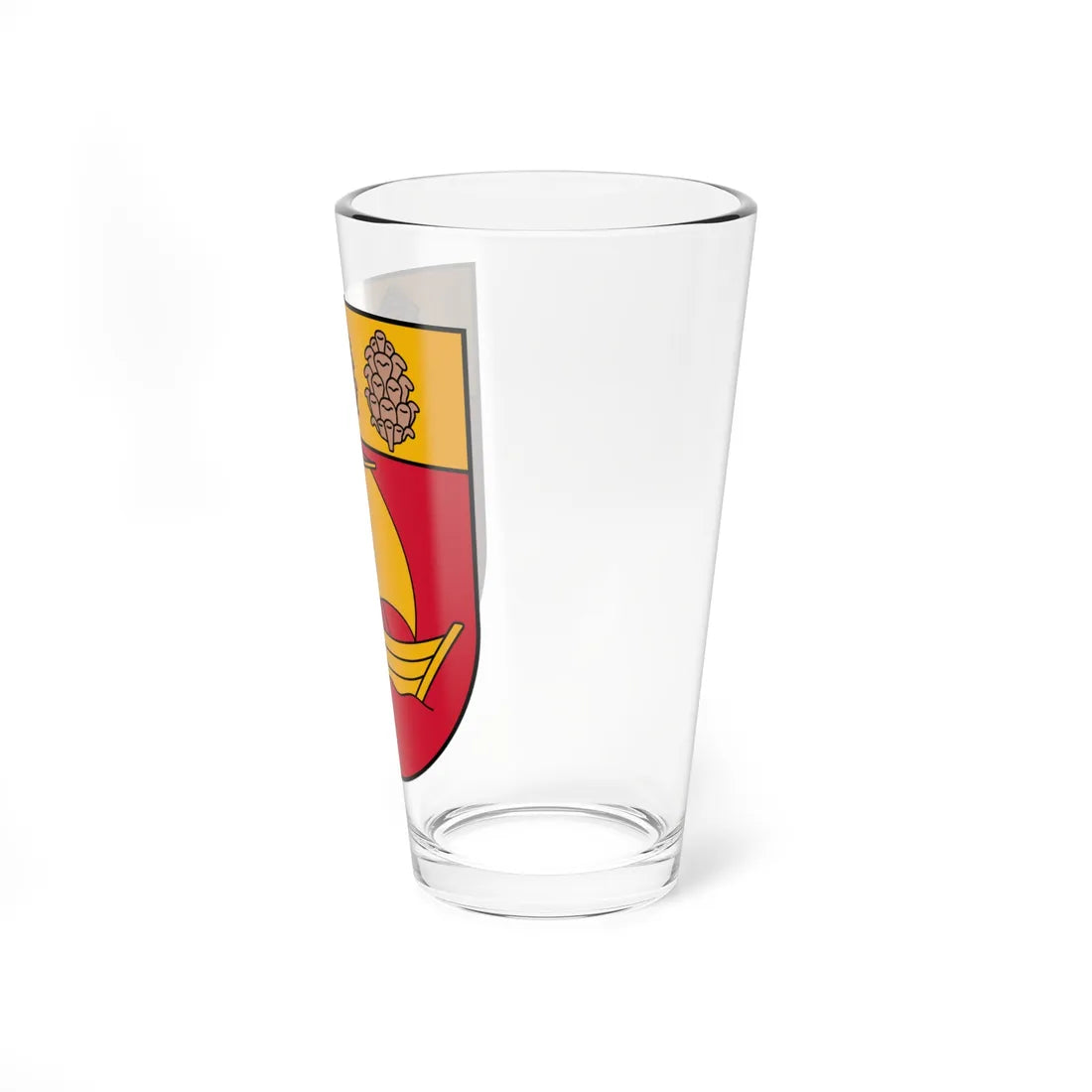 Coat of Arms of Valdemārpils (Latvia) (Coat of Arms) Pint Glass 16oz - Go Mug Yourself