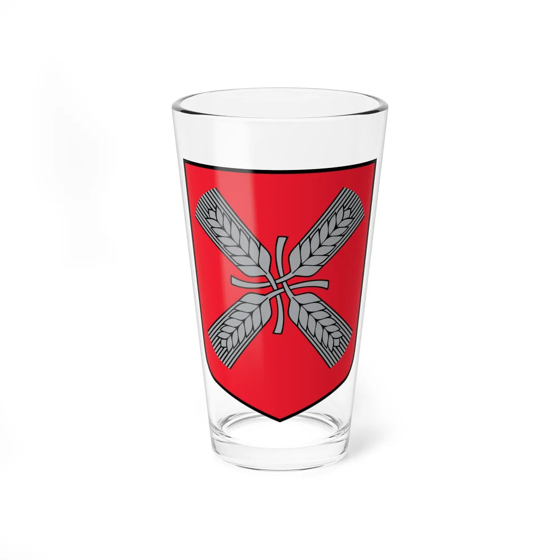 Coat of Arms of Valdgales pagasts (Latvia) (Coat of Arms) Pint Glass 16oz 16oz - Go Mug Yourself