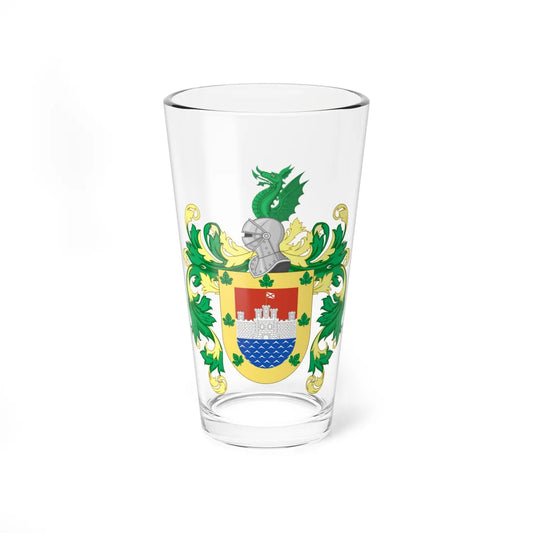 Coat of Arms of Valdivia Chile (Chile) (Coat of Arms) Pint Glass 16oz 16oz - Go Mug Yourself