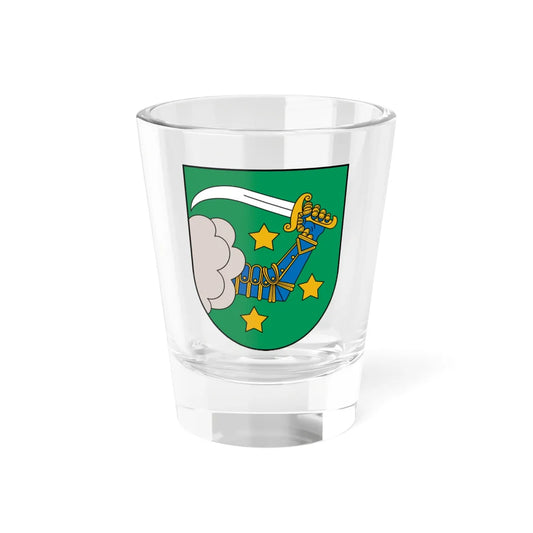 Coat of Arms of Valka (Latvia) (Coat of Arms) Shot Glass 1.5oz 1.5oz - Go Mug Yourself