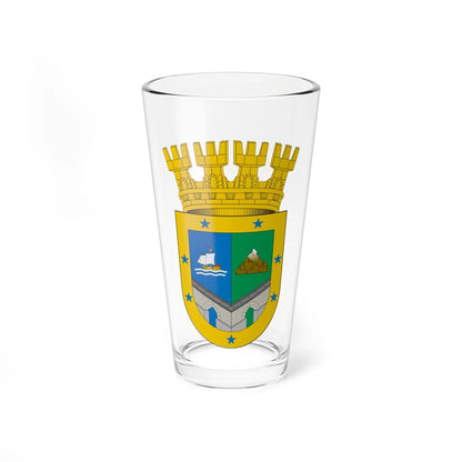Coat of arms of Valparaiso Region Chile (Chile) (Coat of Arms) Pint Glass 16oz 16oz - Go Mug Yourself