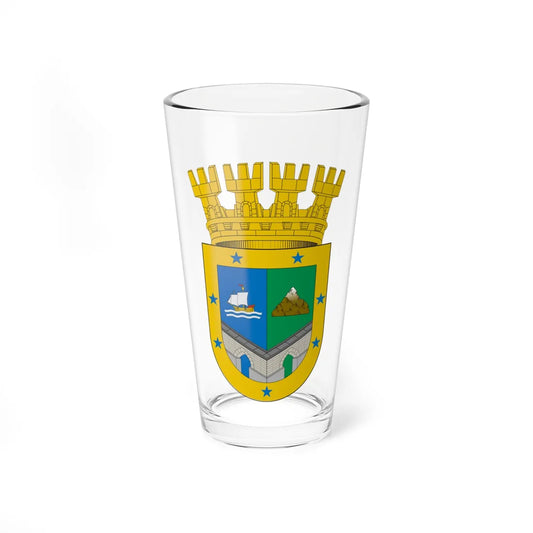 Coat of arms of Valparaiso Region Chile (Chile) (Coat of Arms) Pint Glass 16oz 16oz - Go Mug Yourself