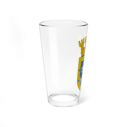 Coat of arms of Valparaiso Region Chile (Chile) (Coat of Arms) Pint Glass 16oz - Go Mug Yourself