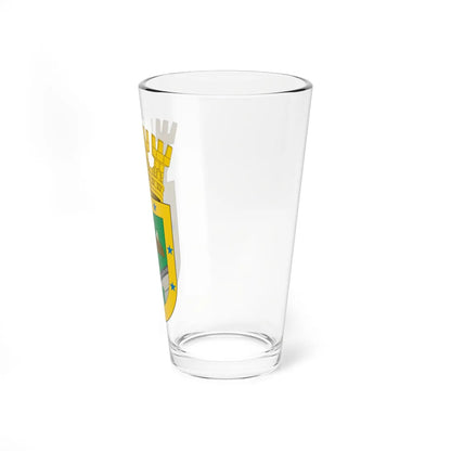 Coat of arms of Valparaiso Region Chile (Chile) (Coat of Arms) Pint Glass 16oz - Go Mug Yourself