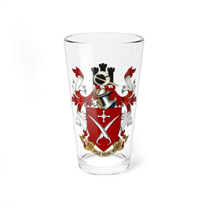 Coat of Arms of Van Mildert College Durham University (England) (Coat of Arms) Pint Glass 16oz 16oz - Go Mug Yourself
