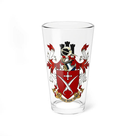 Coat of Arms of Van Mildert College Durham University (England) (Coat of Arms) Pint Glass 16oz 16oz - Go Mug Yourself
