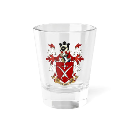 Coat of Arms of Van Mildert College Durham University (England) (Coat of Arms) Shot Glass 1.5oz 1.5oz - Go Mug Yourself