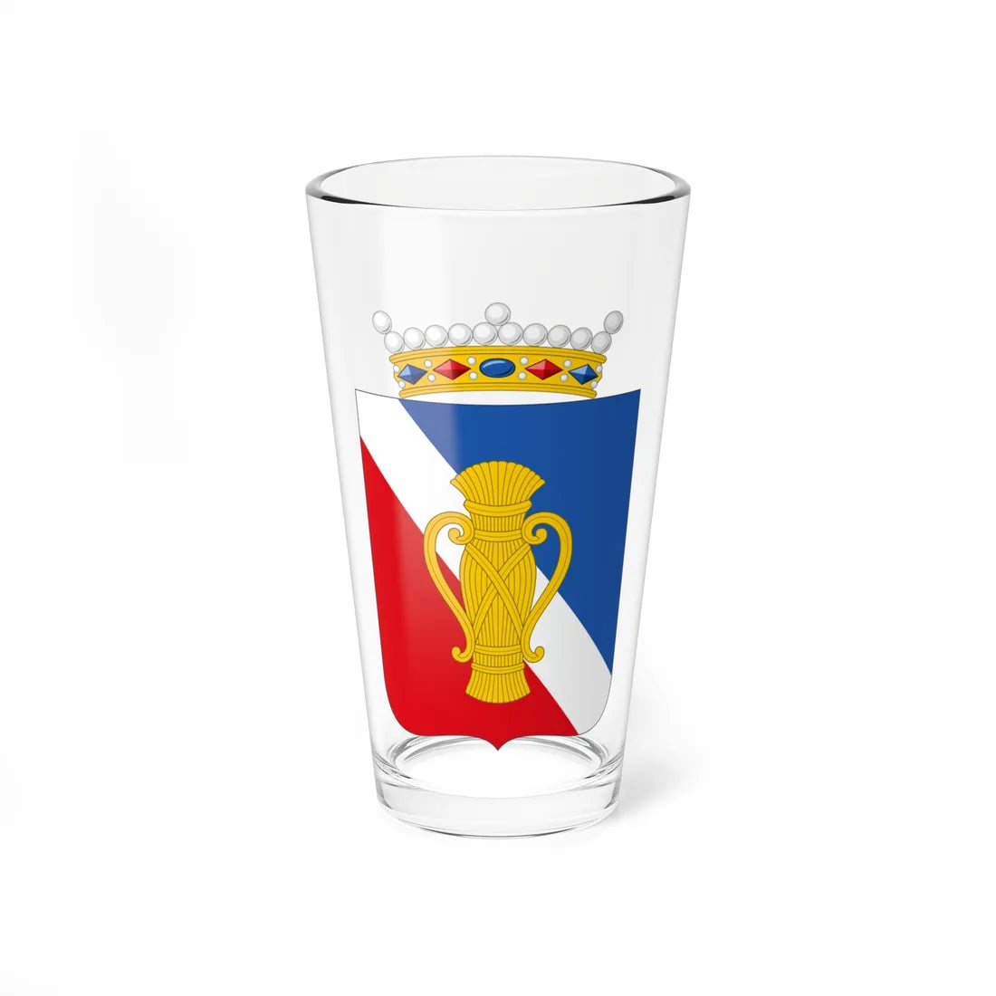 Coat of Arms of Vasa Province (Finland) (Coat of Arms) Pint Glass 16oz 16oz - Go Mug Yourself