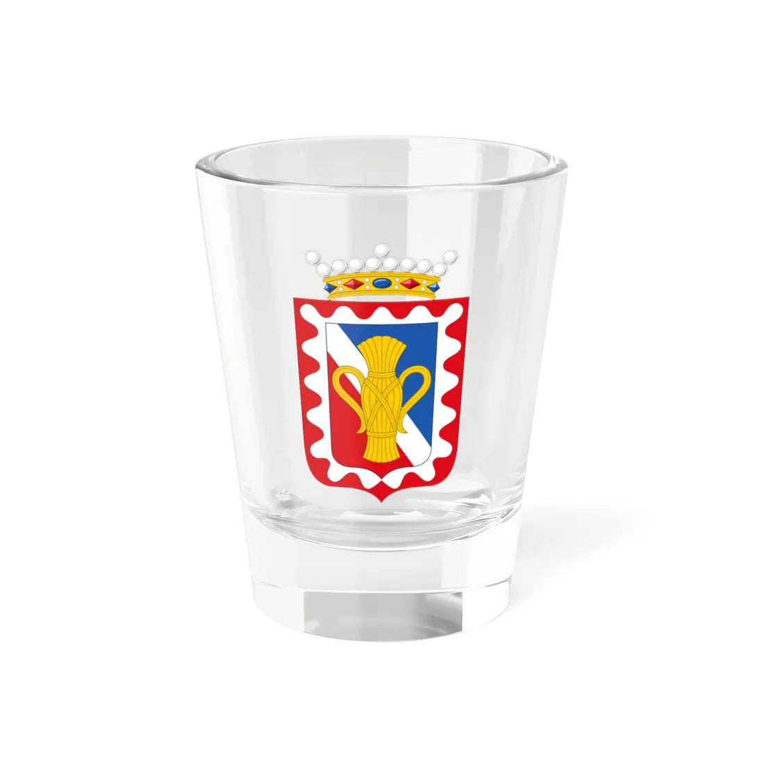 Coat of Arms of Vasa Province2 (Finland) (Coat of Arms) Shot Glass 1.5oz 1.5oz - Go Mug Yourself