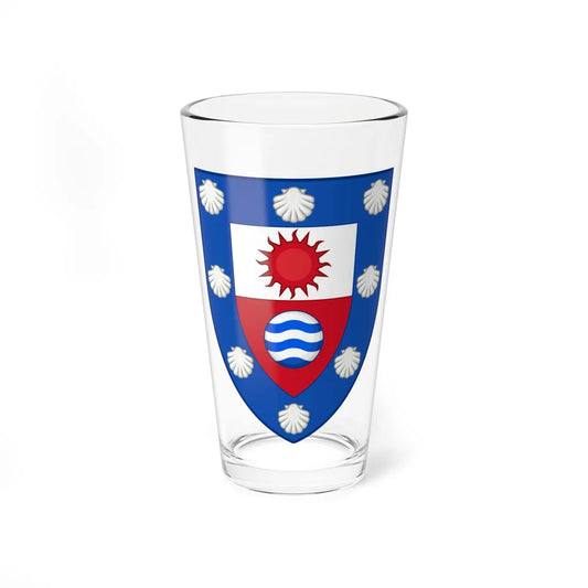 Coat of arms of Vejby-Tibirke (Denmark) (Coat of Arms) Pint Glass 16oz 16oz - Go Mug Yourself