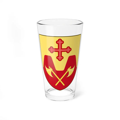 Coat of arms of Vejle County (Denmark) (Coat of Arms) Pint Glass 16oz 16oz - Go Mug Yourself