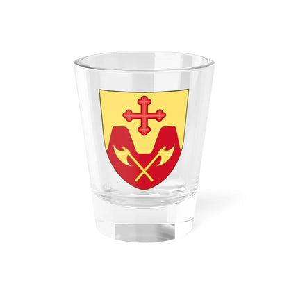 Coat of arms of Vejle County (Denmark) (Coat of Arms) Shot Glass 1.5oz 1.5oz - Go Mug Yourself