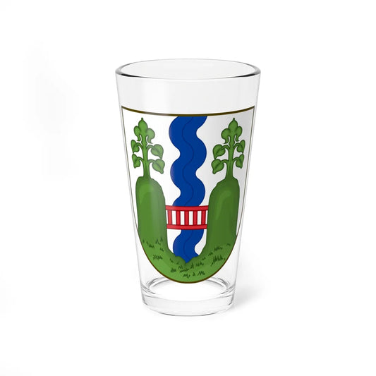 Coat of arms of Vejle (Denmark) (Coat of Arms) Pint Glass 16oz 16oz - Go Mug Yourself