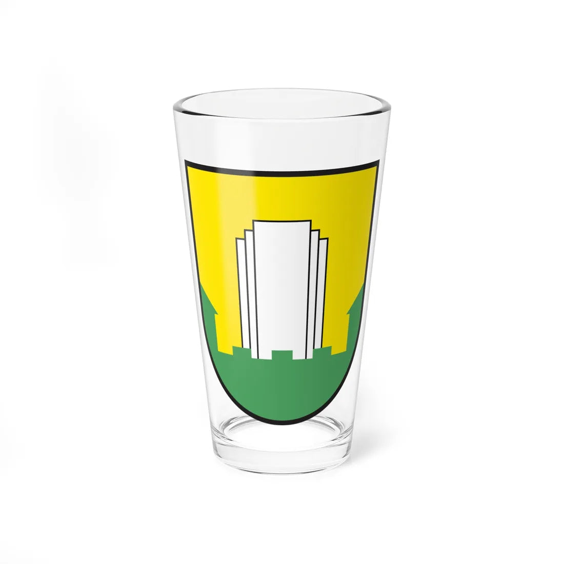 Coat of arms of Velenje (Slovenia) (Coat of Arms) Pint Glass 16oz 16oz - Go Mug Yourself