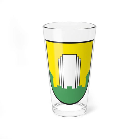 Coat of arms of Velenje (Slovenia) (Coat of Arms) Pint Glass 16oz 16oz - Go Mug Yourself