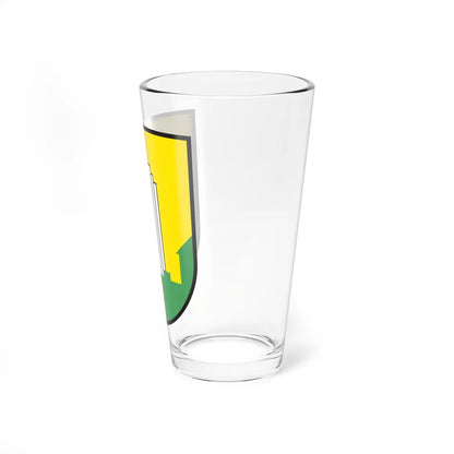 Coat of arms of Velenje (Slovenia) (Coat of Arms) Pint Glass 16oz - Go Mug Yourself