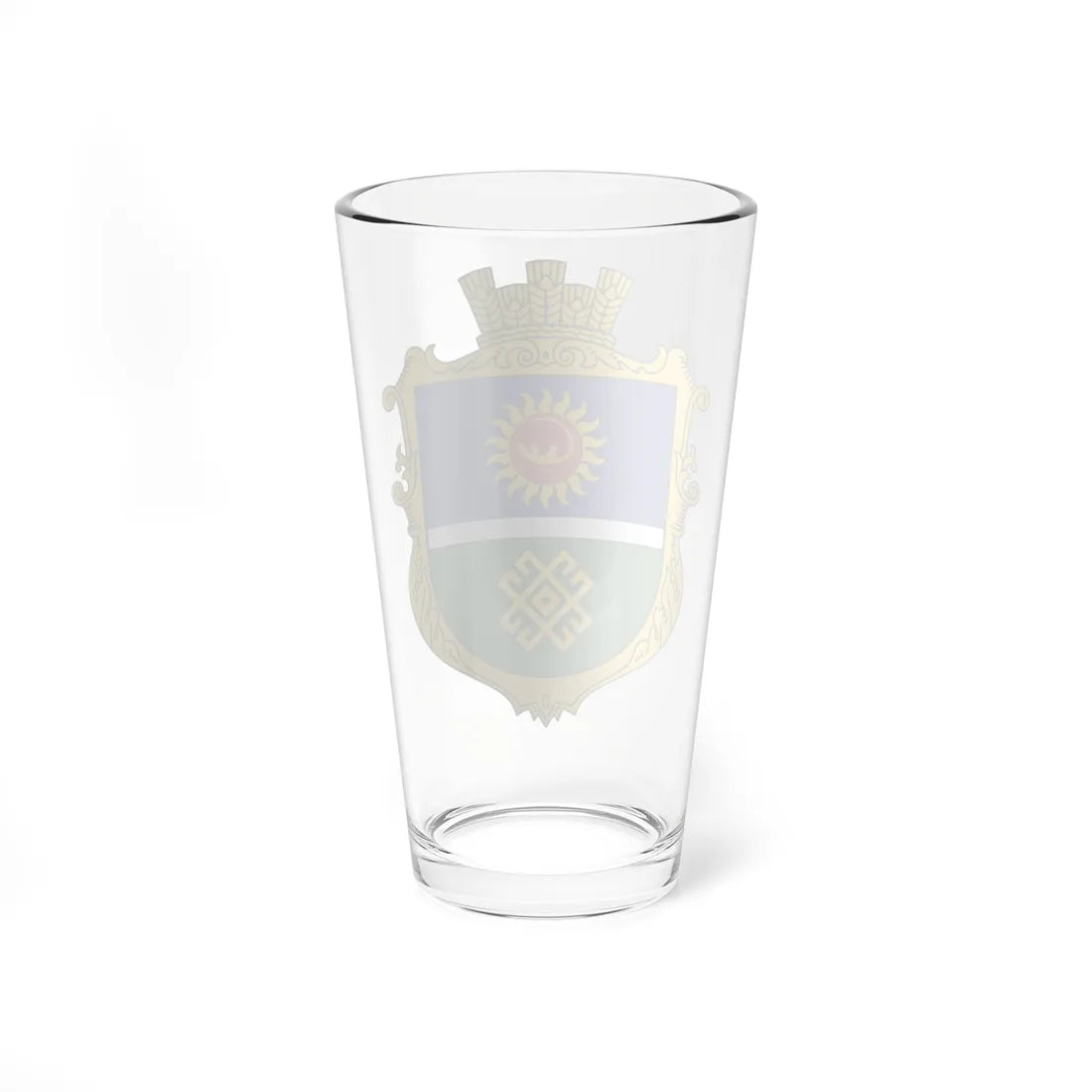 Coat of arms of Velika Severinka (Ukraine) (Coat of Arms) Pint Glass 16oz - Go Mug Yourself
