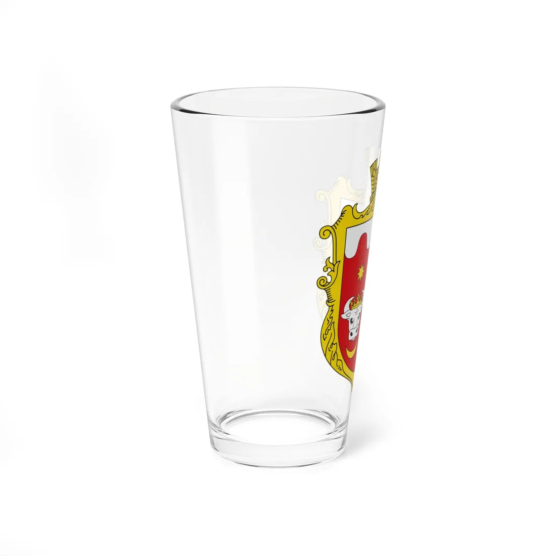 Coat of arms of Velyka Vyska (Ukraine) (Coat of Arms) Pint Glass 16oz - Go Mug Yourself