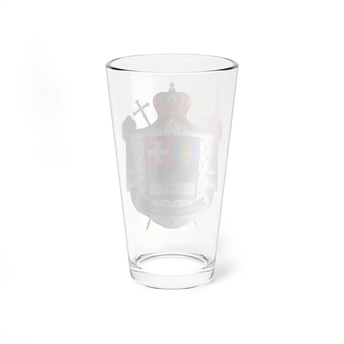Coat of arms of Venedykt Aleksiychuk (Ukraine) (Coat of Arms) Pint Glass 16oz - Go Mug Yourself