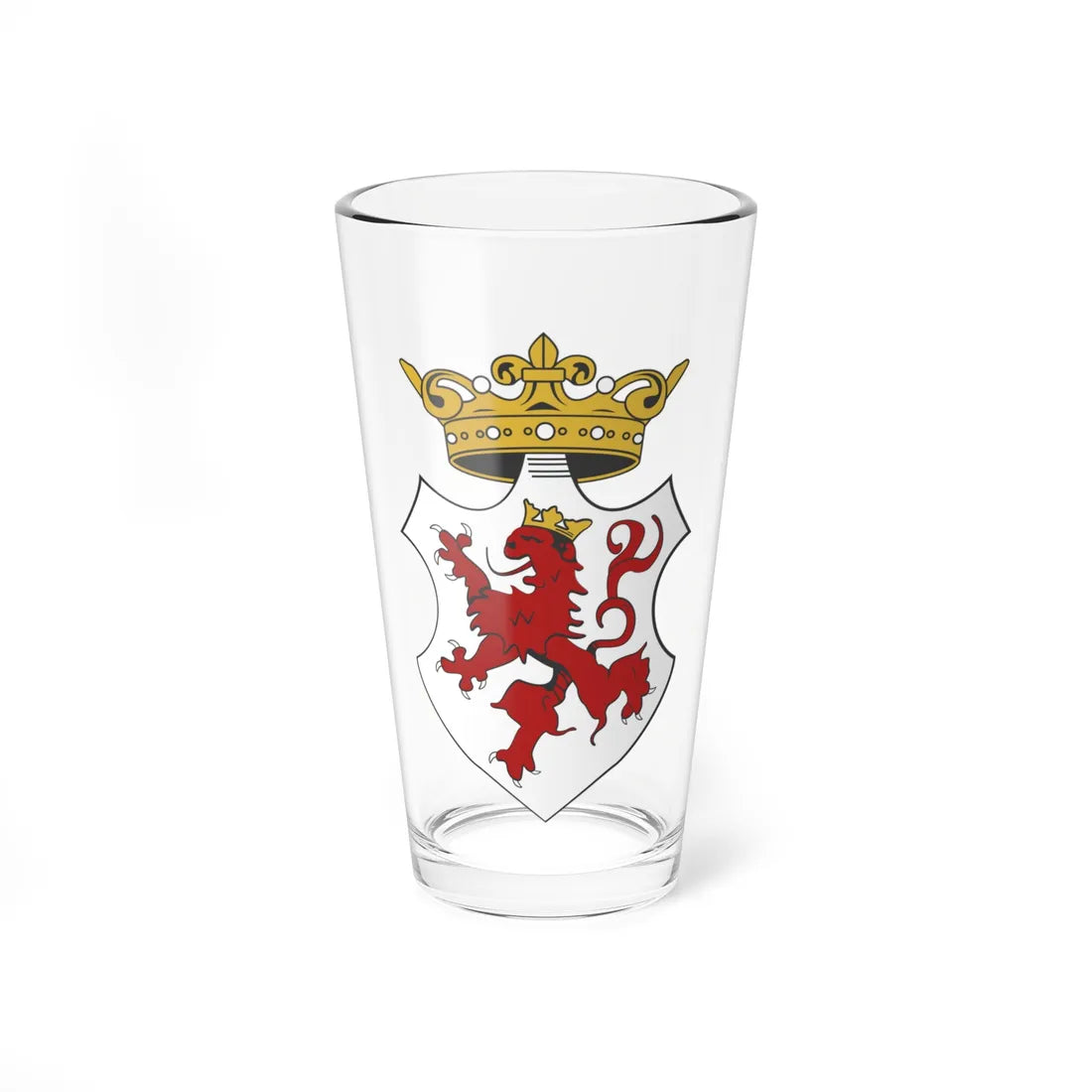 Coat of arms of Venetian Cyprus (Cyprus) (Coat of Arms) Pint Glass 16oz 16oz - Go Mug Yourself