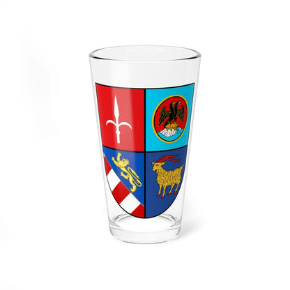 Coat of arms of Venezia Giulia (Italy) (Coat of Arms) Pint Glass 16oz 16oz - Go Mug Yourself