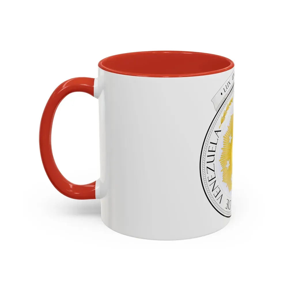 Coat of arms of Venezuela (1810) - Accent Coffee Mug - Go Mug Yourself