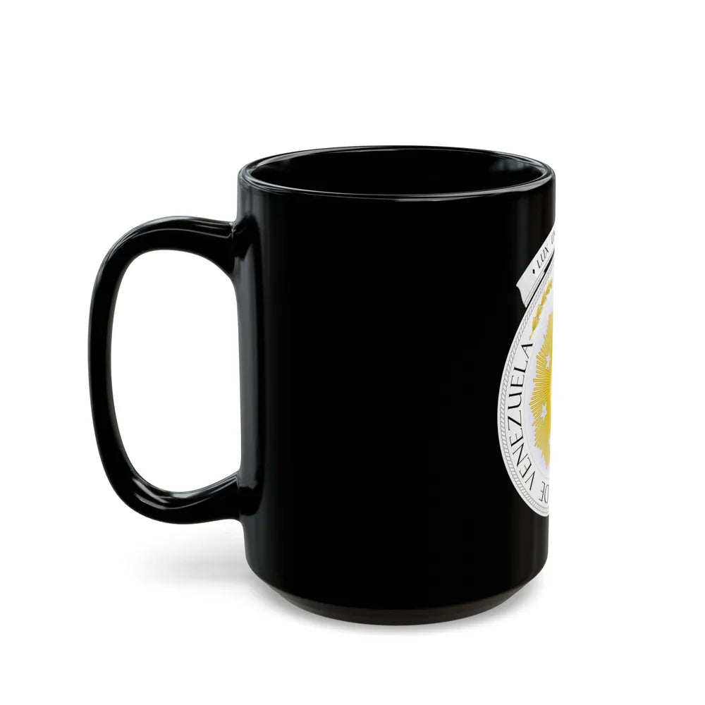 Coat of arms of Venezuela (1810) - Black Coffee Mug-Go Mug Yourself