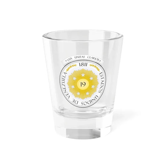 Coat of arms of Venezuela (1810) - Shot Glass 1.5oz 1.5oz - Go Mug Yourself