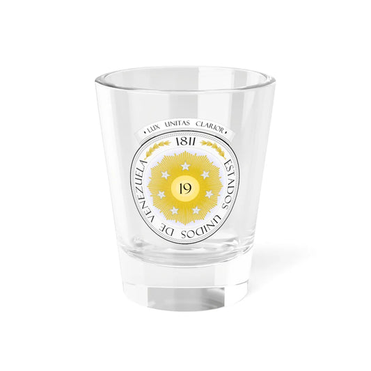 Coat of arms of Venezuela 1810 (Venezuela) (Coat of Arms) Shot Glass 1.5oz 1.5oz - Go Mug Yourself