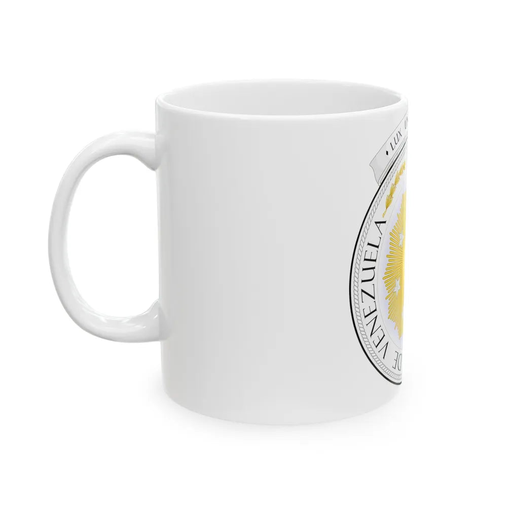 Coat of arms of Venezuela (1810) - White Coffee Mug-Go Mug Yourself