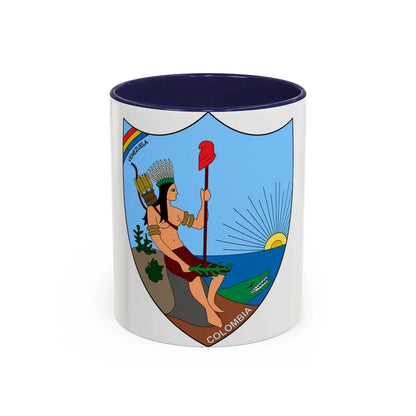 Coat of arms of Venezuela (1811) - Accent Coffee Mug 11oz Navy - Go Mug Yourself