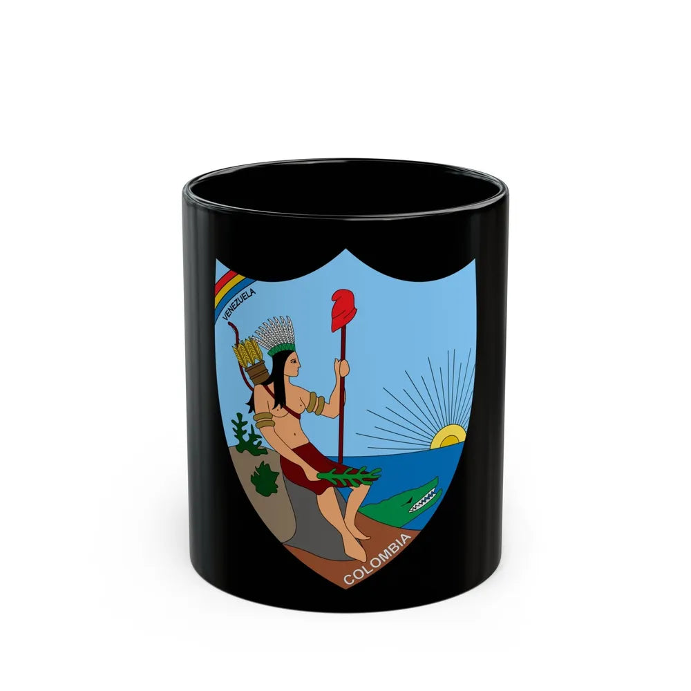 Coat of arms of Venezuela (1811) - Black Coffee Mug-11oz-Go Mug Yourself