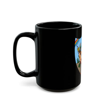 Coat of arms of Venezuela (1811) - Black Coffee Mug-Go Mug Yourself