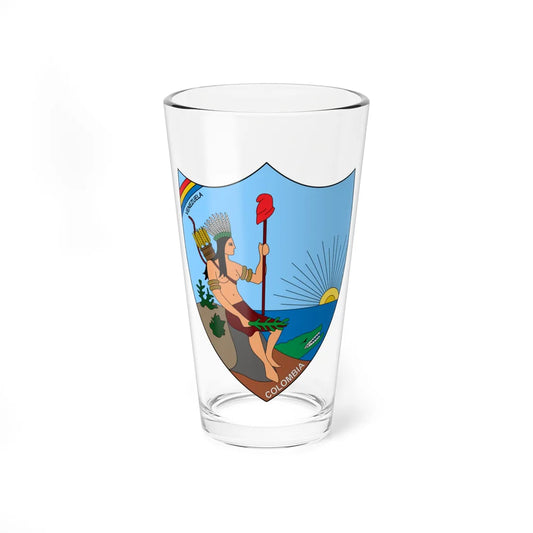 Coat of arms of Venezuela 1811 (Venezuela) (Coat of Arms) Pint Glass 16oz 16oz - Go Mug Yourself