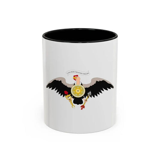 Coat of arms of Venezuela (1812) - Accent Coffee Mug 11oz Black - Go Mug Yourself