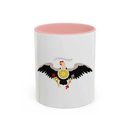 Coat of arms of Venezuela (1812) - Accent Coffee Mug 11oz Pink - Go Mug Yourself