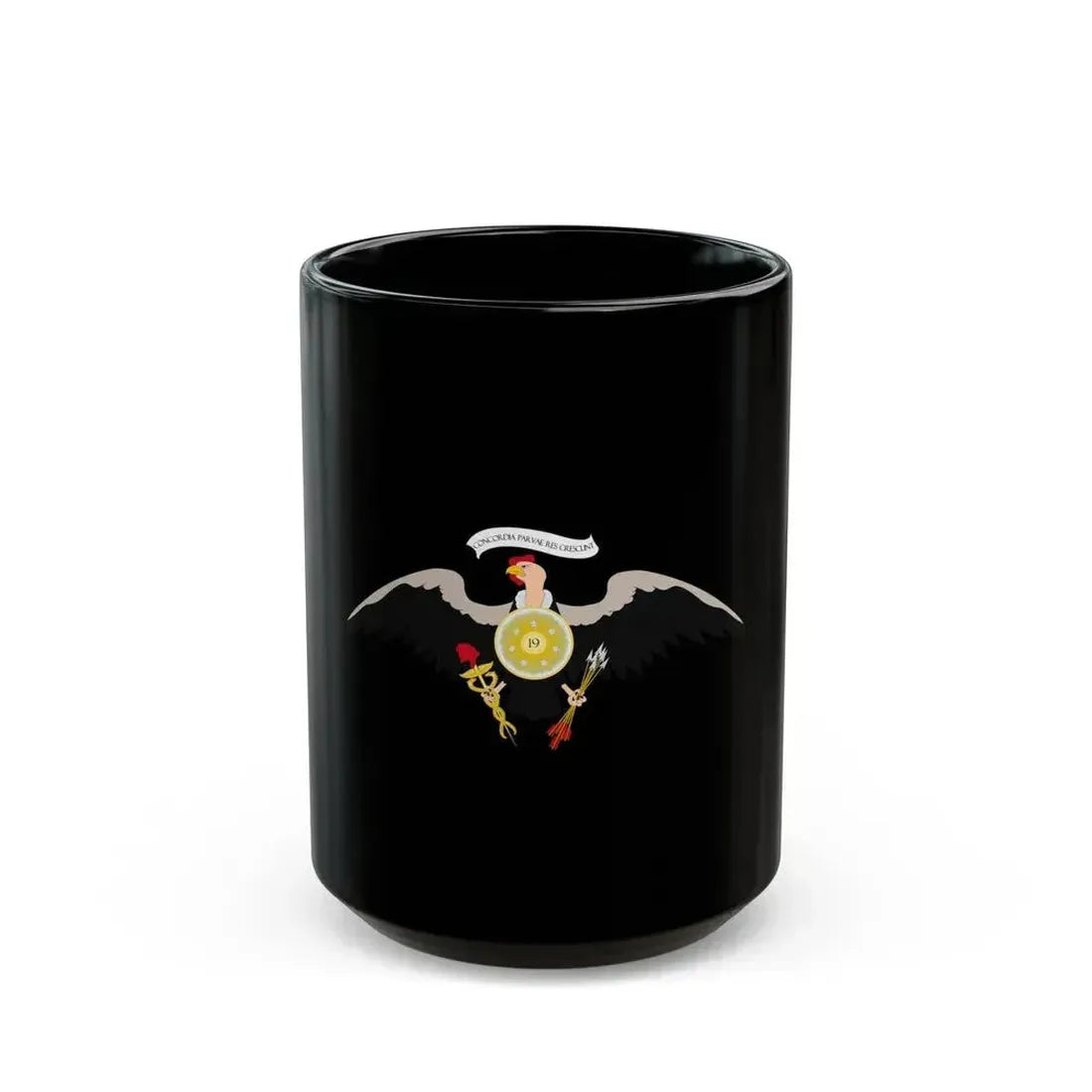 Coat of arms of Venezuela (1812) - Black Coffee Mug 15oz - Go Mug Yourself