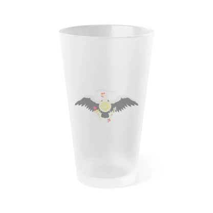 Coat of arms of Venezuela (1812) - Frosted Pint Glass 16oz Default Title - Go Mug Yourself