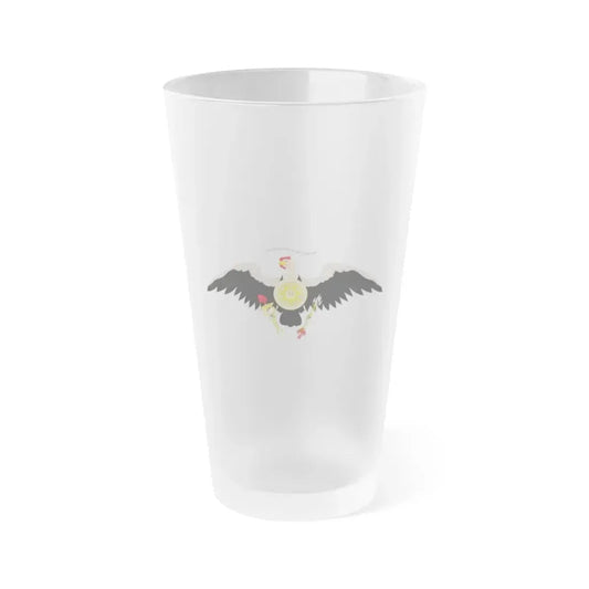 Coat of arms of Venezuela (1812) - Frosted Pint Glass 16oz Default Title - Go Mug Yourself