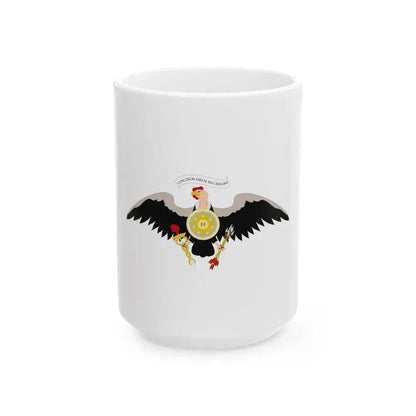 Coat of arms of Venezuela (1812) - White Coffee Mug 15oz - Go Mug Yourself