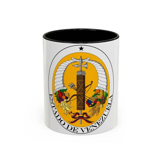 Coat of arms of Venezuela (1830-1836) - Accent Coffee Mug 11oz Black - Go Mug Yourself