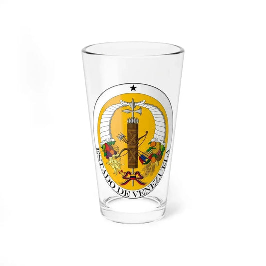 Coat of arms of Venezuela (1830-1836) - Pint Glass 16oz 16oz - Go Mug Yourself