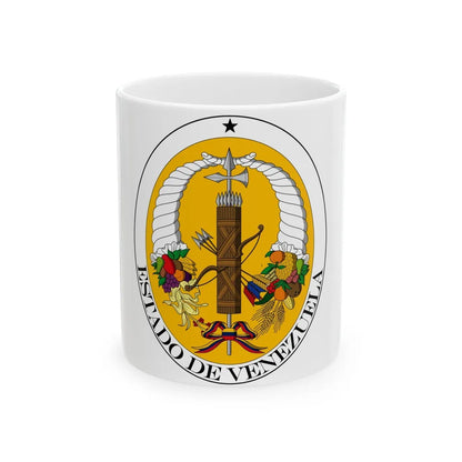 Coat of arms of Venezuela (1830-1836) - White Coffee Mug-11oz-Go Mug Yourself