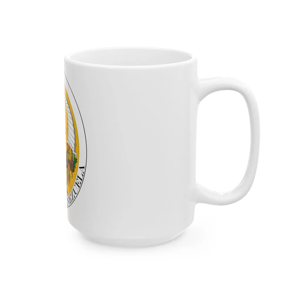 Coat of arms of Venezuela (1830-1836) - White Coffee Mug-Go Mug Yourself