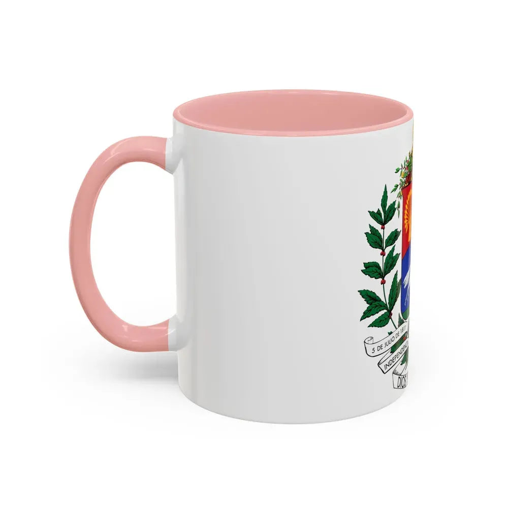 Coat of arms of Venezuela (1871) - Accent Coffee Mug - Go Mug Yourself