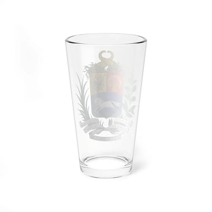 Coat of arms of Venezuela (1871) - Pint Glass 16oz-Go Mug Yourself